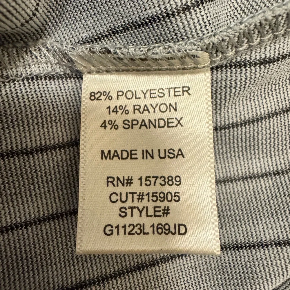 2131 | Altar'd State Pinstripe Stretch Mini Skirt Grey Women Size S